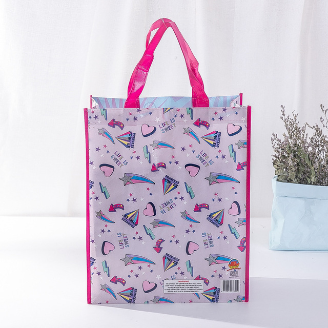 Custom Printed Logo High Quality Laminated Pp Woven Tote Shopping Bag