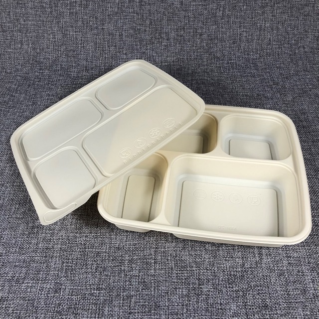 Pp Plastic Disposable Lunch Box Disposable Lunch Box Eco-Friendly Container